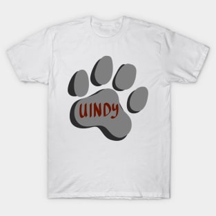 University of Indianapolis Greyhounds Paw Print T-Shirt